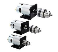 775 Moteur 10000RPM DC 12V Tour Presse 775 Moteur avec mandrin de forage miniatures et support de montage for la fraiseuse Pneumatique, annexe(1.5-10mm)