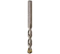 wolfcraft 7750010 1 Foret à Béton "Spécial", Hm-ct, Ø 10 mm, Longueur de Spirale 70 mm, Longueur Totale 120 mm, Angle de Pointe 130°, Din Iso 5468, Rainure Hélicoïdale Rectifiée Extra-profonde Argent