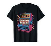 777 Jackpot Slot Machine à sous Casino Vibes T-Shirt Graphique avec Valeur