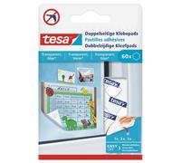 Tesa 77731-00-00 Lot de 60 Pastilles Adhésives Transparent