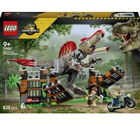 LEGO Jurassic World 77982 L’Évasion du Spinosaure - Dino Jouet dès 9 ans - Idée de Cadeau
