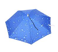 77cm Écran Solaire Coupe-Vent Mains Libres Tête Parapluie Cap Parapluie Monté Sur La Tête Parapluie Chapeau Pliant pour Adultes et Enfants Hommes Femmes(Bleu),Chapeau Parapluie, Chapeaux Parapl
