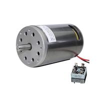 77MM DC 220V Bearing DC electronic starter 350W/680W High Speed CW/CCW DIY Sand machine Lathe with Cooling Fan IINKUEYK(300W 4200rpm)