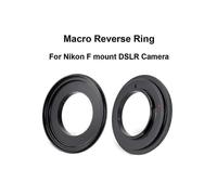 (77mm)For Nikon F-mount Macro Reverse Adapter Ring 49/ 52/ 55/ 58/ 62/ 67/ 72/ 77mm For Nikon F-mount Dslr Camera