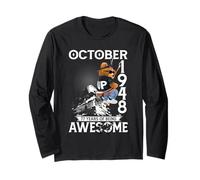 77th Birthday The Bear Legends October 1948 77 Years Old Men Manche Longue