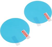 78.74mm/3.1in Rearview Wing Mirror Sticker Side Mirror Films Waterproof Anti Fog Clear for Car Truck Trailer Motorcycle