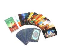 78 cartes d'oracle magique, jeu de tarot anglais, 10,5 x 6,2 cm, jeu de divinité, perspicacité spirituelle, interprétation facile pour les fêtes entre amis, les réunions de famille, le plaisir des