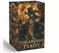 78 cartes Jeu de tarot Arcana Magic, 13x8cm, jeu traditionnel, libérez votre feu intérieur, comprend des instructions sur papier, ensemble de jeu de cartes Papetier