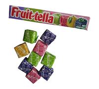 78 onces Total | 160 grammes total, Fruitella Garden Fruits | Fruitella Bonbons | Fruittella | | Fruitella Bonbon | Paquet De 4 Rouleaux | 5