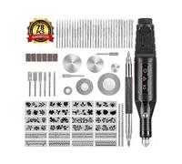 78-Piece Electric Engraving Tool Kit - Metal & Wood Engraver Pen with 52 Bits & 24 Stencils for DIY Crafts & Projects