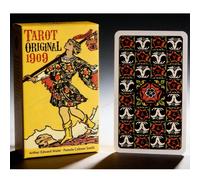 78 pièces Jeu de cartes de tarot Rider Waite original 1909, ensemble de tarot classique vintage pour débutants, divination et prédiction de l'avenir Papetier