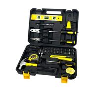 78 Pieces Tool Set General Household Hand Tool Kit with Storage Case Plastic ToolBox