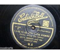 78 rpm BILLY MERRIN COMMANDERS i like to go back in the evening / say yes cherie