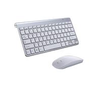 78 touches sans fil Ultra mince ordinateurs de bureau silencieux USB Android clavier X Architecture fenêtres minces avec souris