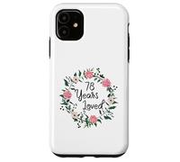 78 Years Loved Men Women Floral 78 Year Old 78th Birthday Coque pour iPhone 11