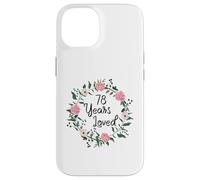78 Years Loved Men Women Floral 78 Year Old 78th Birthday Coque pour iPhone 14