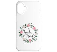 78 Years Loved Men Women Floral 78 Year Old 78th Birthday Coque pour iPhone 16 Plus