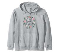 78 Years Loved Men Women Floral 78 Year Old 78th Birthday Sweat à Capuche