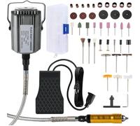 VEVOR Meuleuse Suspendue à Arbre Flexible 780 W Polisseur Suspendu Moulin Électrique 0,3-6,5 mm Mandrin, 500-23000 tr/min Broyeur à Suspendre avec Pédale ABS pour Meulage Ponçage Polissage Nettoyage