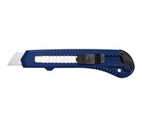 [78018-3] WEDO Lot de 3 Cutters Ecoline, lame: 18 mm, bleu/noir
