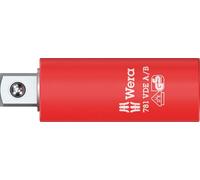 781 A/B Adaptateur VDE, isolé, 1/4", 781 A/B VDE x 3/8 x 56 mm x 1/4"