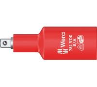 781 B/A Adaptateur VDE, isolé, 3/8", 781 B/A x 1/4 x 66 mm x 3/8"