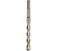 Wolfcraft 7820010 1 Foret à Béton Standard, Hm-ct, Ø 10 Mm, Longueur de Spirale 100 Mm, Longueur Totale 160 Mm, Angle de Pointe 130°, Queue Sds-plus G