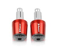 78''22mm Poignées De Guidon De Moto Extrémité De La Barre De Poignée Extrémités Bouchon Pour V-MAX VMAX 1200 1700 VMAX1200 VMAX1700 1985-2017(Red-Gary)
