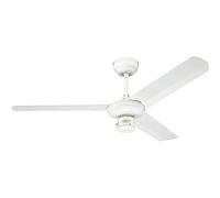 Ventilateur de plafond Westinghouse Industrial (Ø x H) 122 cm x 370 mm Couleur des pales: blanc Couleur du boîtier (détails)