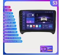 7862 Autoradio 3G+32G Android 12 pour Audi TT MK2 8J 2006-2014 Navigation GPS lecteur multimédia 2Din Carplay Bluetooth RDS WIFI