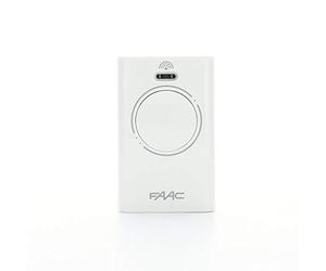 787007 FAAC Automatisation Porte Télécommande XT2 433 SLH LR Transmetteur 2 Canaux Blanc 433 MHZ