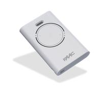 787007 FAAC Télécommande automatismes portails XT2 433 SLH LR 2 canaux Blanc 433 MHZ