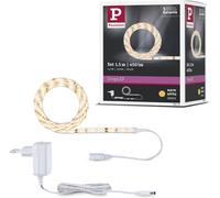 789.53 78953 Led Simpled 1,5 M Blanc Chaud 230/12 V Dc Avec 1 Bande Lumineuse Blanche En Plastique De 5 W 3000 K