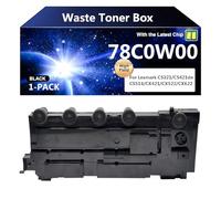 78C0W00 Boîte de Toner Déchet Compatible/Remplacement de Bouteille de Toner Déchet, Travail pour Lexmark CS321 CS421DN CS514 CX421 CX522 CX622 Imprimante, Installation Facile,1 pcs
