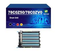 78C0Z50 78C0ZV0 Unité De Tambour Compatible pour Les Imprimantes pour Lexmark CX421adn CX522ade CX622ade CX625adhe MC2325adw MC2425adw MC2535adw MC2640adwe, 125000 Pages,78C0Z50/78C0ZV0-1 Set