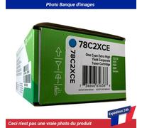 78C2XCE Lexmark CS421dn Cartouche de toner Cyan