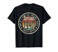 78e Anniversaire Vintage Septembre 1948 Retro Limited Edition T-Shirt