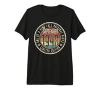 78e Anniversaire Vintage Septembre 1948 Retro Limited Edition T-Shirt Haut de Gamme