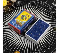 78Pcs Cartes Tarot Anglai,Jeu de Tarot Divinatoire pour Débutant avec Guide | Matériau PVC imperméable et anti-plis, parfait pour fêtes et festivals, support de divination pour amateurs de tarot