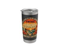 78th Birthday Tropical Vintage 1948 78 Years Old Men Women Gobelet isotherme en acier inoxydable double paroi