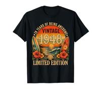 78th Birthday Tropical Vintage 1948 78 Years Old Men Women T-Shirt