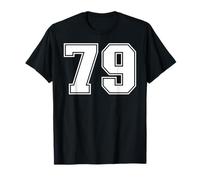 79 Numéro Soixante-dix-Neuf Graphic Sports d'équipe Correspondance Entre Les équipes T-Shirt