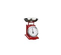 Balance de cuisine - OGO LIVING - OGO 7915011 - Plateau amovible en inox - Rouge - Graduation 20g