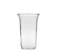 795 ml WECK Quadroglas, carré, ouverture : bord rond