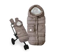 7AM Enfant Chancelière Pod -Chancelière d’Hiver Universelle pour Poussettes et Sièges Auto, Sac de Couchage pour Poussette pour Bébé (Chestnut)