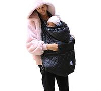 7AM Enfant Couverture de portage - K-Poncho 3 en 1 Polyvalent, Ergonomique, Pochette Doublée en Peluche, s'ajuste universellement à tout Porte-Bébé, Sièges Auto & Poussettes