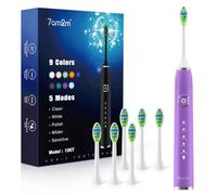 7AM2M Sonic Brosse à dents électrique pour adulte Violet