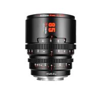 7artisans 10mm / 16mm / 25mm / 35mm / 50mm / 85mm T2.1 Objectif Cinéma Super 35 Cadre Grande Ouverture 260 ° Course de Mise au Point Objectif de caméra pour Monture Fuji X (Noir, 85mm T2.1)