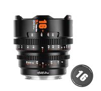 7artisans 10mm / 16mm / 25mm / 35mm / 50mm / 85mm T2.1 Objectif Cinéma Super 35 Cadre Grande Ouverture 260 ° Course de Mise au Point Objectif de caméra pour Monture Canon RF (Noir, 16mm T2.1)