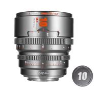 7artisans 10mm / 16mm / 25mm / 35mm / 50mm / 85mm T2.1 Objectif Cinéma Super 35 Cadre Grande Ouverture 260 ° Course de Mise au Point Objectif de caméra pour Monture M4/3 (Gris Titane, 10mm T2.1)